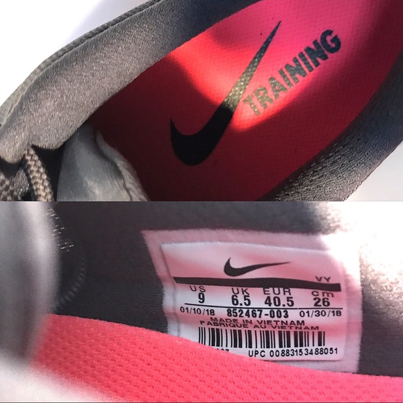 NIKE S/11 - Grey/Neon Pink Sneakers 👟💓 - Picture 8 of 8